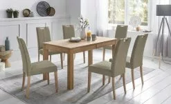 Woodford Polsterstuhl mit Griff Gabi 4 | Atmosphere (Beige) Buche