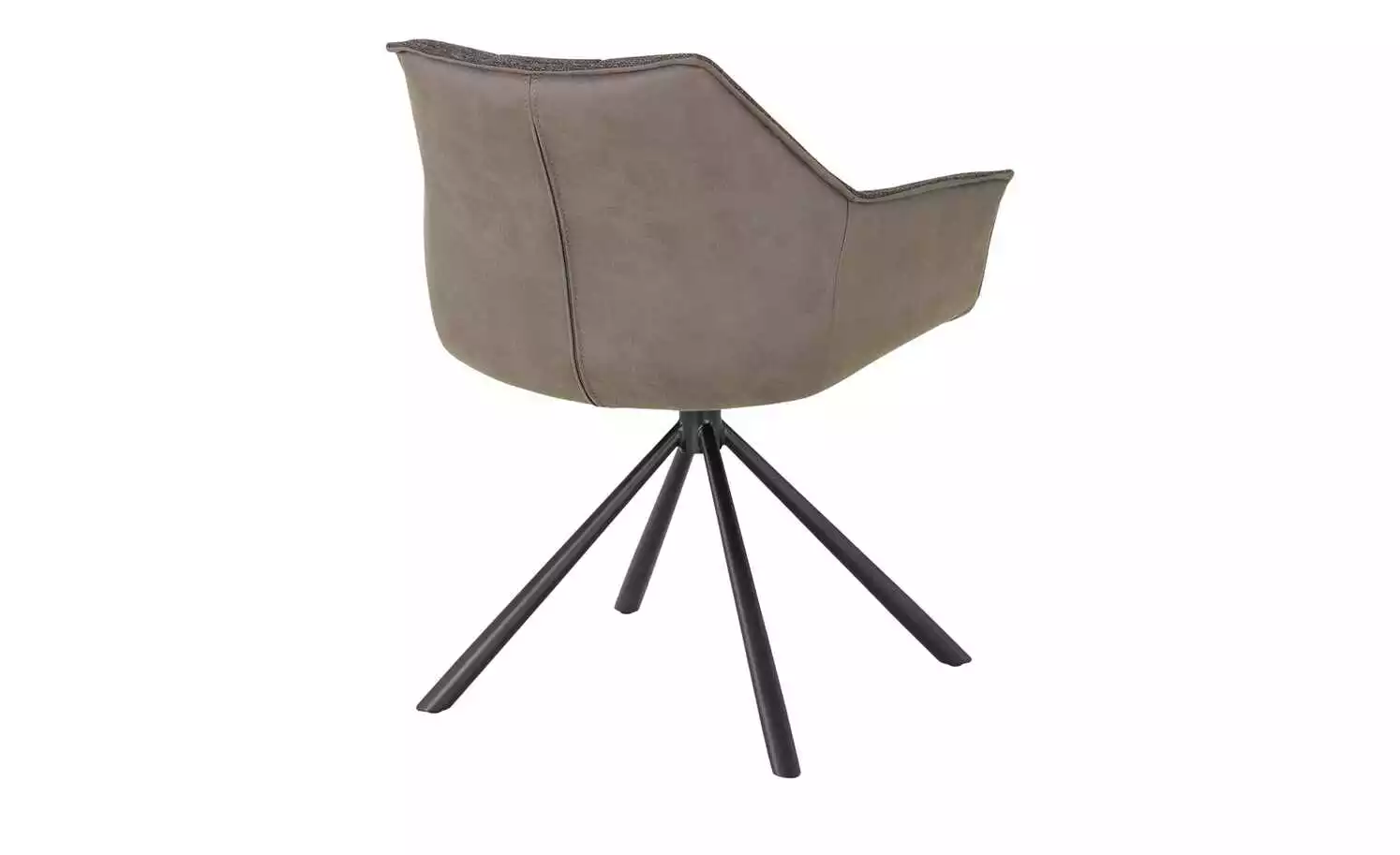 uno Polsterstuhl mit Armlehne Viktor | Dunkelgrau / Grau 5 uno Polsterstuhl mit Armlehne Viktor | Dunkelgrau / Grau – Bild 3