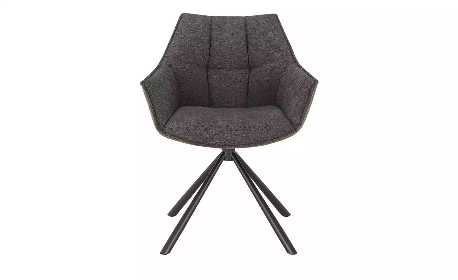 uno Polsterstuhl mit Armlehne Viktor | Dunkelgrau / Grau 6 uno Polsterstuhl mit Armlehne Viktor | Dunkelgrau / Grau – Bild 4