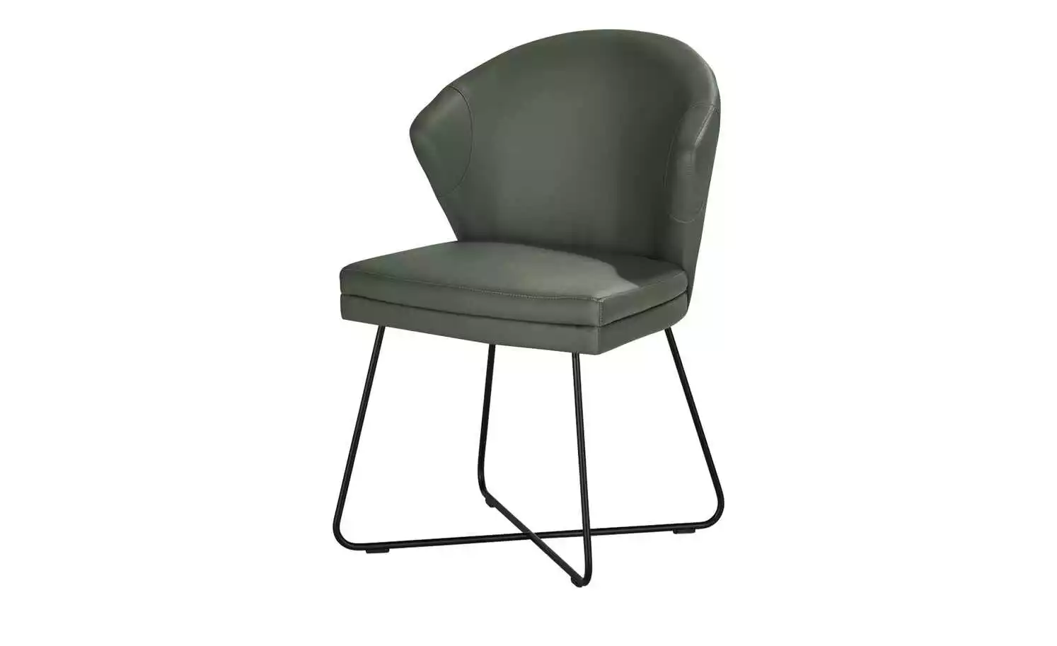 Berger & Rath Leder-Kufenstuhl Arcu | Verde (Grün) 3 Berger & Rath Leder-Kufenstuhl Arcu | Verde (Grün)