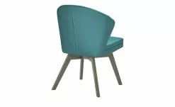 Berger & Rath Leder-Polsterstuhl Arcu | Turquise (Türkis) Londra (Hellgrau) -Stühle Verkäufe 2023 14305421 5 202101262257