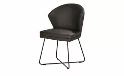 Berger & Rath Kunstleder-Kufenstuhl Arcu | Braun