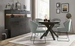 Berger & Rath Kufenstuhl Arcu | Silber (Hellgrau)