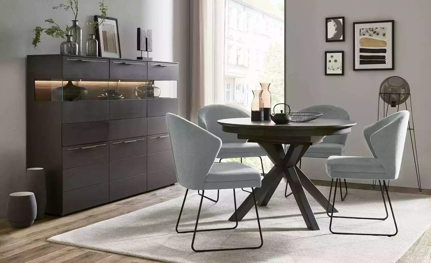 Berger & Rath Kufenstuhl Arcu | Silber (Hellgrau) 3 Berger & Rath Kufenstuhl Arcu | Silber (Hellgrau)