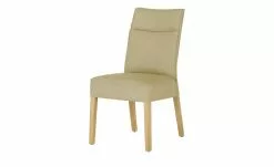 Gray & Jones Polsterstuhl Black Coast Two | Rücken mit Quernaht Sand (Beige)