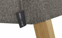 Gray & Jones Polsterstuhl Black Coast Two | Rücken mit Quernaht Darkbrown (Grau-Braun) -Stühle Verkäufe 2023 14305671 8 202105252232
