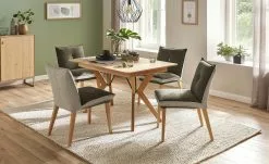 Woodford Polsterstuhl Sunna | Kombi Grey (Grau) / Beige