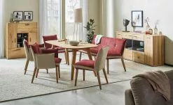 Woodford Polsterstuhl Sunna | Kombi Rosso (Rot / Beige) Ja