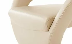 Leder-Drehstuhl Kingsman | Rahm (Beige) Rund -Stühle Verkäufe 2023 14306182 6 202102262235