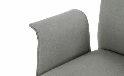 Wohnwert Polsterstuhl mit Armlehne Scandio | Steel (Hellgrau) / Dunkelbraun -Stühle Verkäufe 2023 14306263 3 202011302238