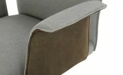 Wohnwert Polsterstuhl mit Armlehne Scandio | Steel (Hellgrau) / Dunkelbraun -Stühle Verkäufe 2023 14306263 4 202011302238
