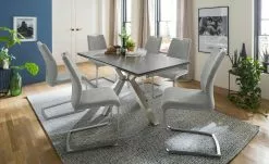 Freischwinger mit Griff Ferra | Grau