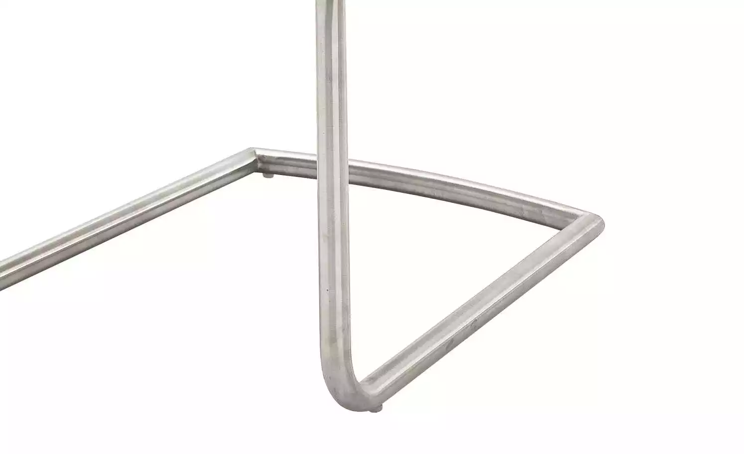 Polsterstuhl Dita | Graublau Freischwinger rund niedrige Armlehne 5 Polsterstuhl Dita | Graublau Freischwinger rund niedrige Armlehne – Bild 3