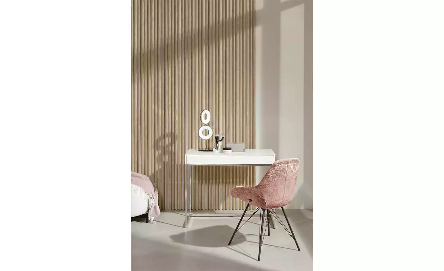 JOOP! Chenille-Schalenstuhl Wires | Rose 4 JOOP! Chenille-Schalenstuhl Wires | Rose – Bild 2