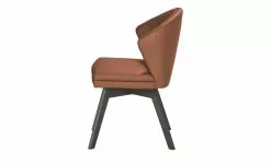 Berger & Rath Leder-Polsterstuhl Arcu | Cognac (Orange - Braun) Anthrazit -Stühle Verkäufe 2023 14307142 8 202101262258