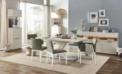 Berger & Rath Polsterstuhl Bono | Braun Weiß-Creme Ja