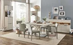 Berger & Rath Polsterstuhl Bono | Hellbraun Londra (Hellgrau) Ja