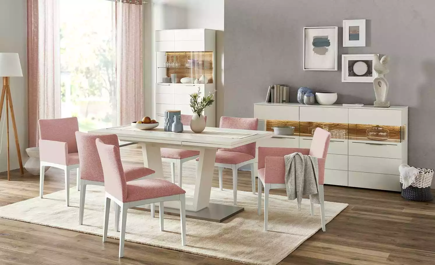 Berger & Rath Polsterstuhl Bono | Salmon (Rosa) Weiß-Creme Nein 3 Berger & Rath Polsterstuhl Bono | Salmon (Rosa) Weiß-Creme Nein