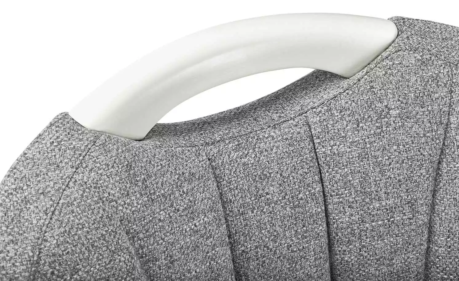 Berger & Rath Polsterstuhl mit Armlehne Lanx | Grau Cremeweiß 5 Berger & Rath Polsterstuhl mit Armlehne Lanx | Grau Cremeweiß – Bild 3