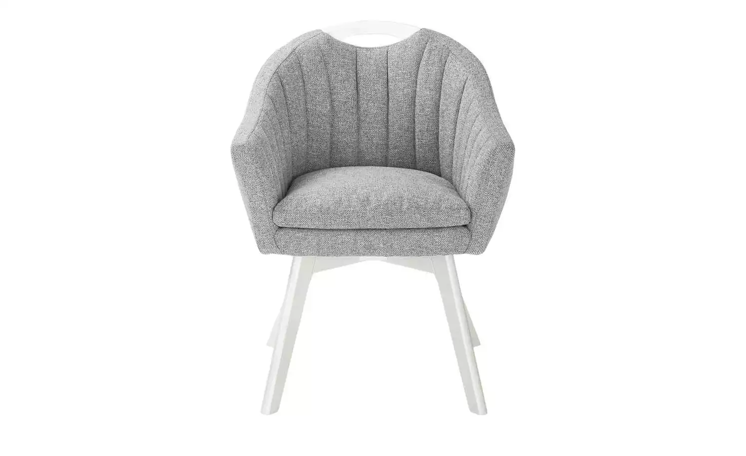 Berger & Rath Polsterstuhl mit Armlehne Lanx | Grau Cremeweiß 8 Berger & Rath Polsterstuhl mit Armlehne Lanx | Grau Cremeweiß – Bild 6