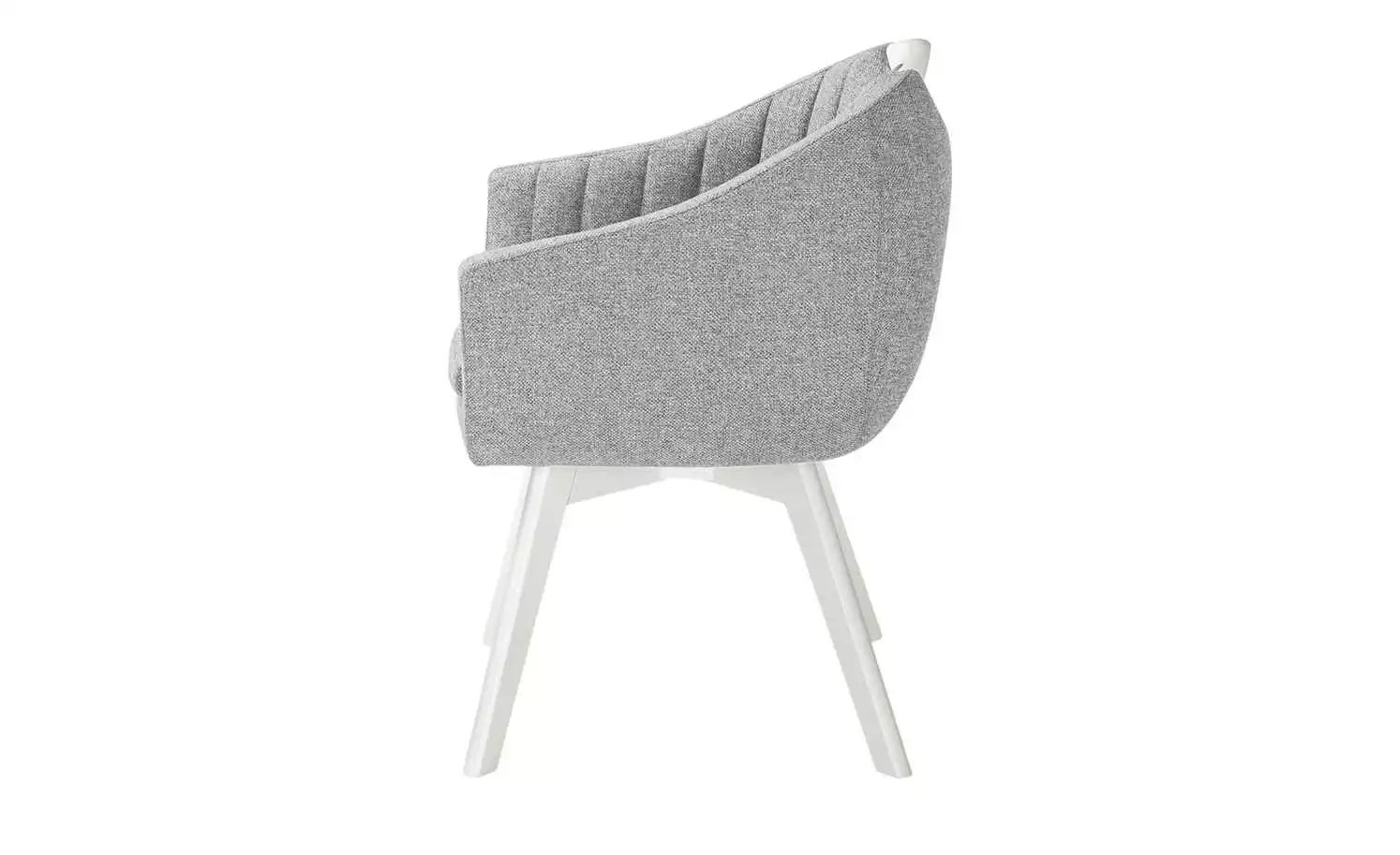 Berger & Rath Polsterstuhl mit Armlehne Lanx | Grau Cremeweiß 9 Berger & Rath Polsterstuhl mit Armlehne Lanx | Grau Cremeweiß – Bild 7