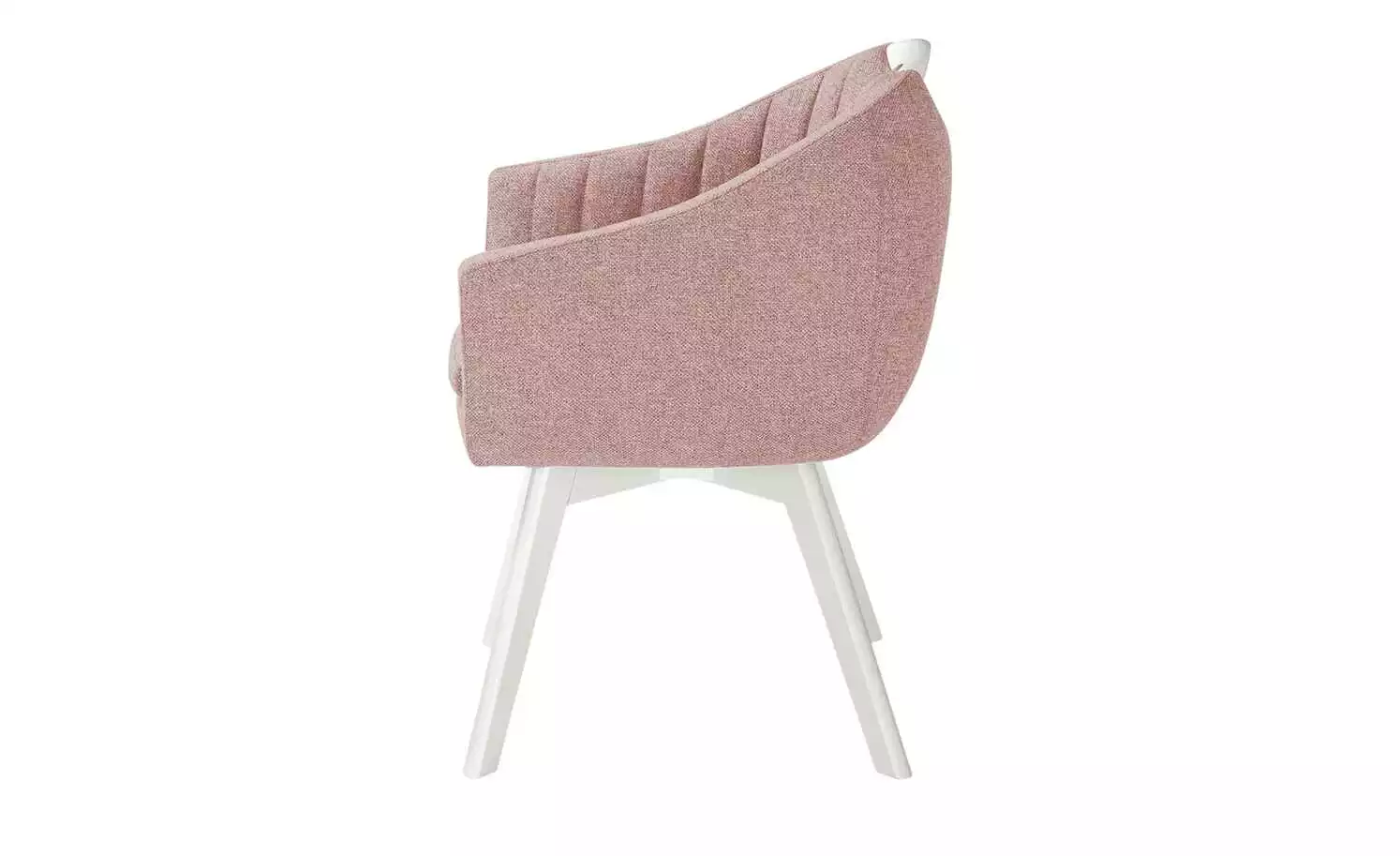 Berger & Rath Polsterstuhl mit Armlehne Lanx | Salmon (Rot) Cremeweiß 4 Berger & Rath Polsterstuhl mit Armlehne Lanx | Salmon (Rot) Cremeweiß – Bild 2