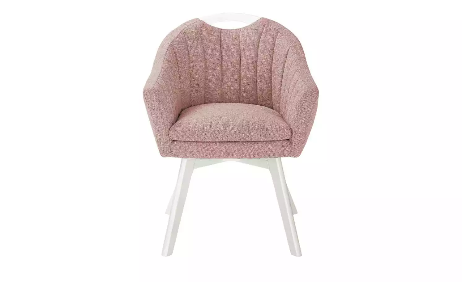 Berger & Rath Polsterstuhl mit Armlehne Lanx | Salmon (Rot) Cremeweiß 5 Berger & Rath Polsterstuhl mit Armlehne Lanx | Salmon (Rot) Cremeweiß – Bild 3