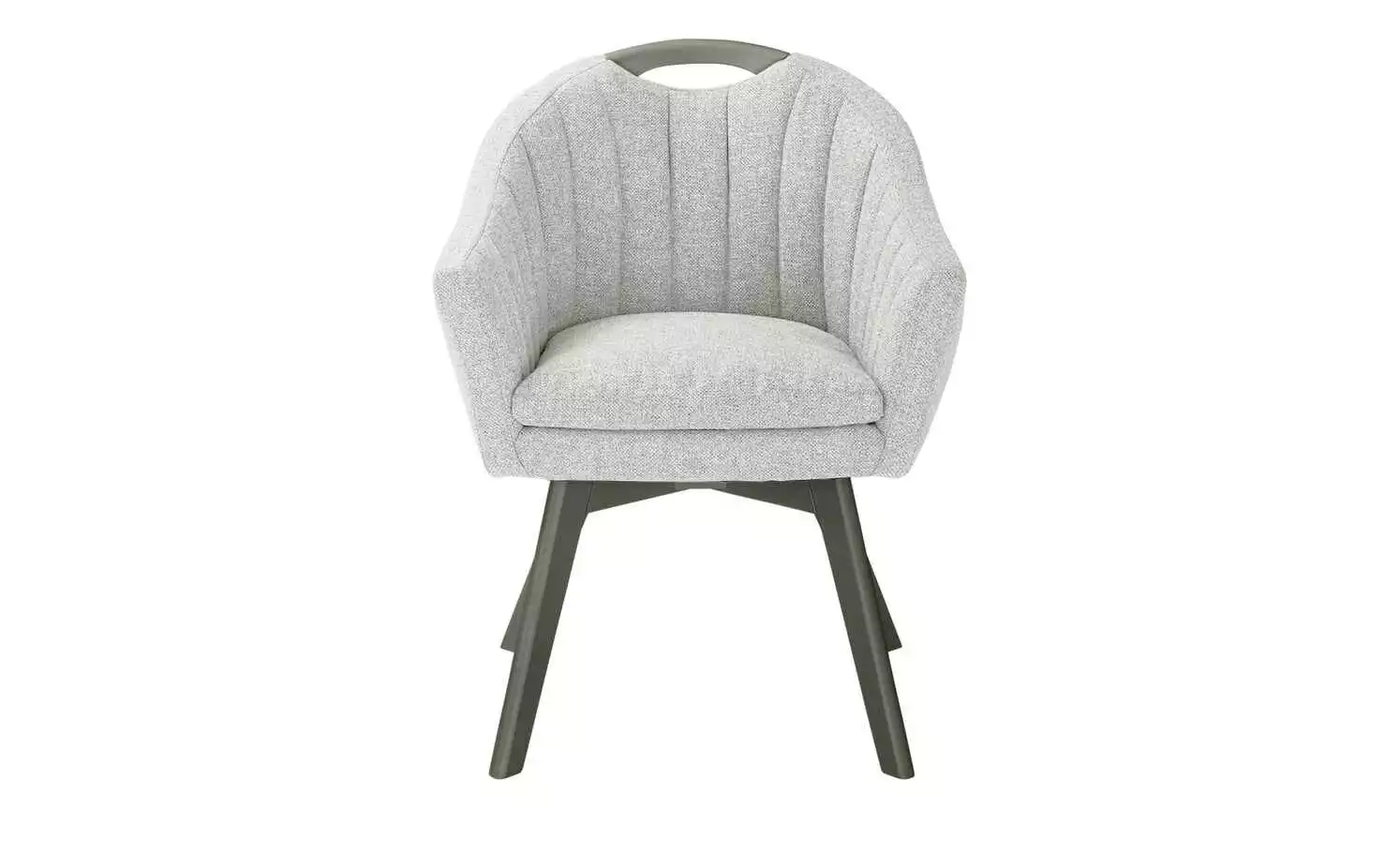 Berger & Rath Polsterstuhl mit Armlehne Lanx | Silver (Hellgrau) Londra (Hellgrau) 5 Berger & Rath Polsterstuhl mit Armlehne Lanx | Silver (Hellgrau) Londra (Hellgrau) – Bild 3