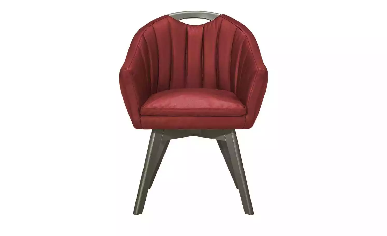 Berger & Rath Polsterstuhl mit Armlehne Lanx | Rostrot Londra (Hellgrau) 6 Berger & Rath Polsterstuhl mit Armlehne Lanx | Rostrot Londra (Hellgrau) – Bild 4