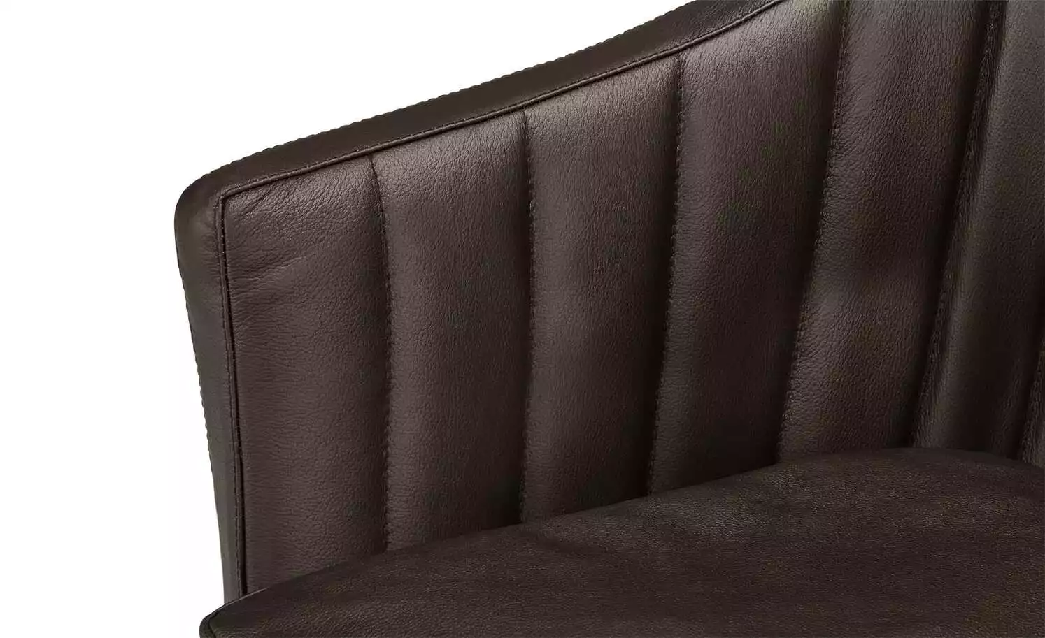 Berger & Rath Polsterstuhl mit Armlehne Lanx | Moor (Braun) Londra (Hellgrau) 9 Berger & Rath Polsterstuhl mit Armlehne Lanx | Moor (Braun) Londra (Hellgrau) – Bild 7