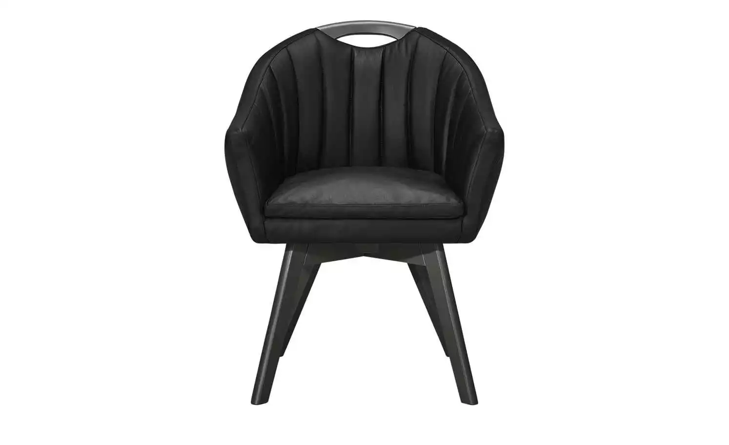 Berger & Rath Polsterstuhl mit Armlehne Lanx | Schwarz Anthrazit 11 Berger & Rath Polsterstuhl mit Armlehne Lanx | Schwarz Anthrazit – Bild 9