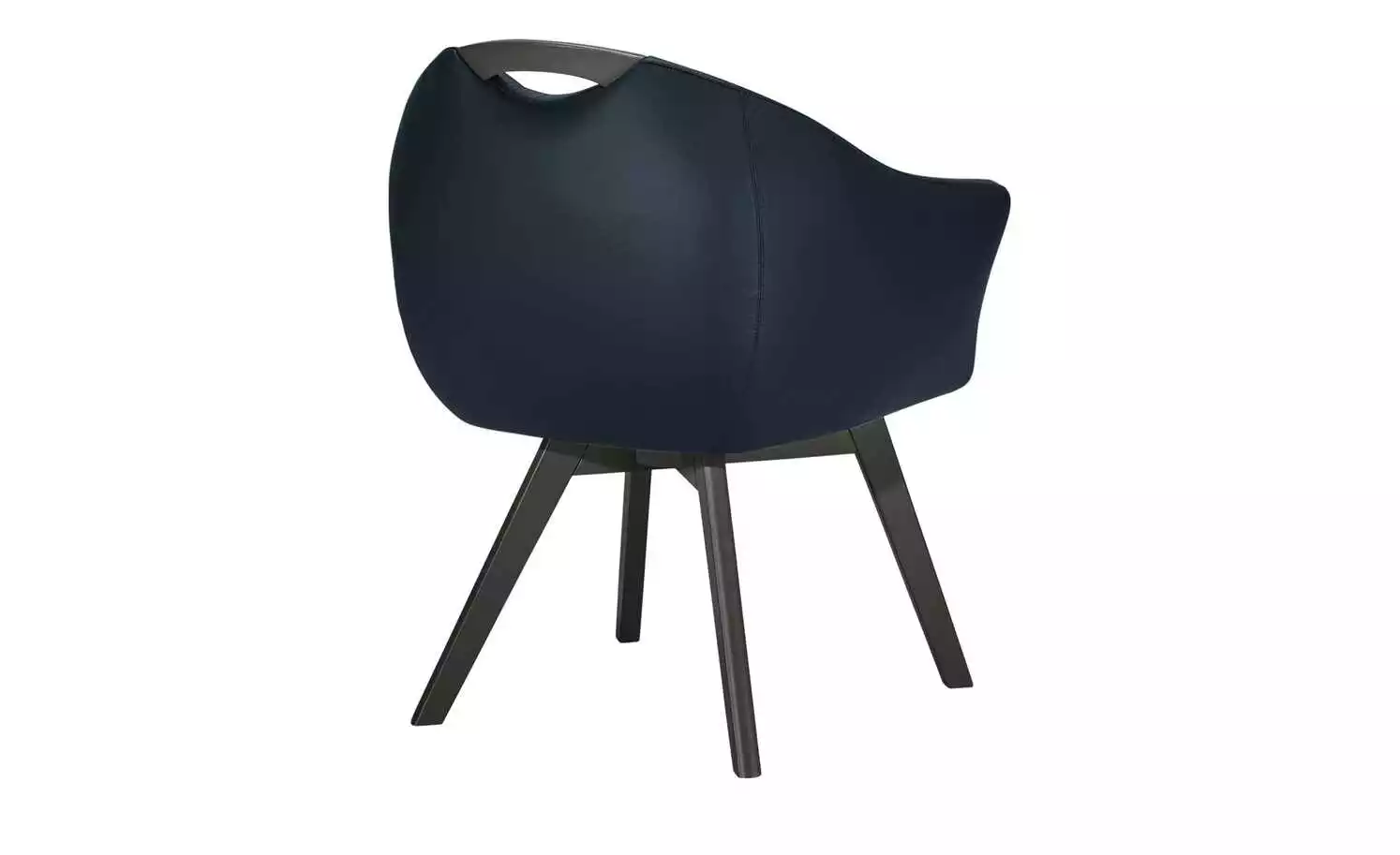 Berger & Rath Polsterstuhl mit Armlehne Lanx | Marine (Blau) Anthrazit 4 Berger & Rath Polsterstuhl mit Armlehne Lanx | Marine (Blau) Anthrazit – Bild 2