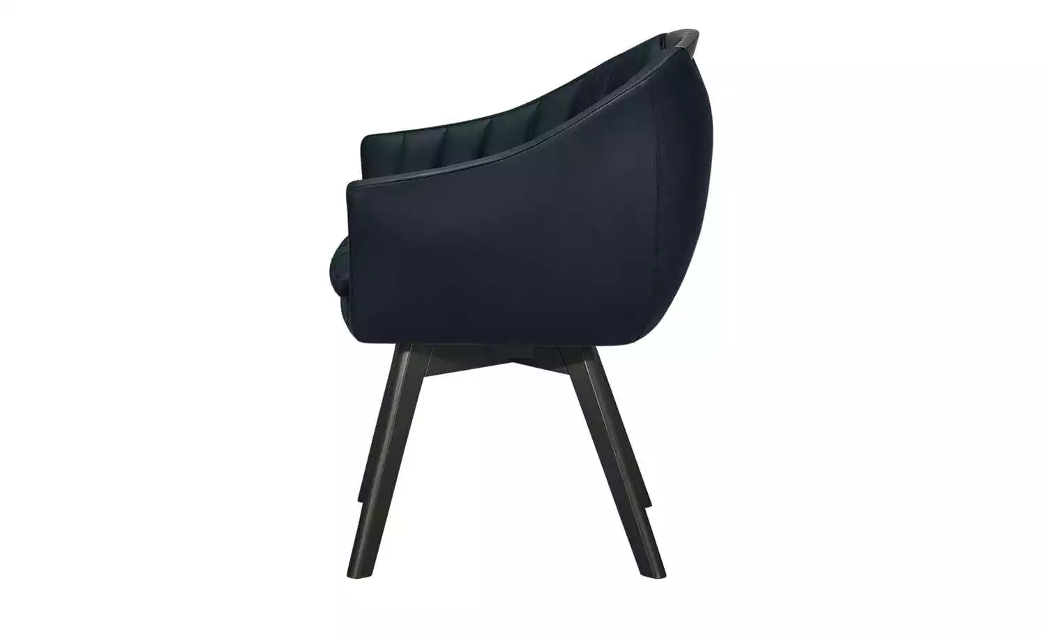 Berger & Rath Polsterstuhl mit Armlehne Lanx | Marine (Blau) Anthrazit 5 Berger & Rath Polsterstuhl mit Armlehne Lanx | Marine (Blau) Anthrazit – Bild 3