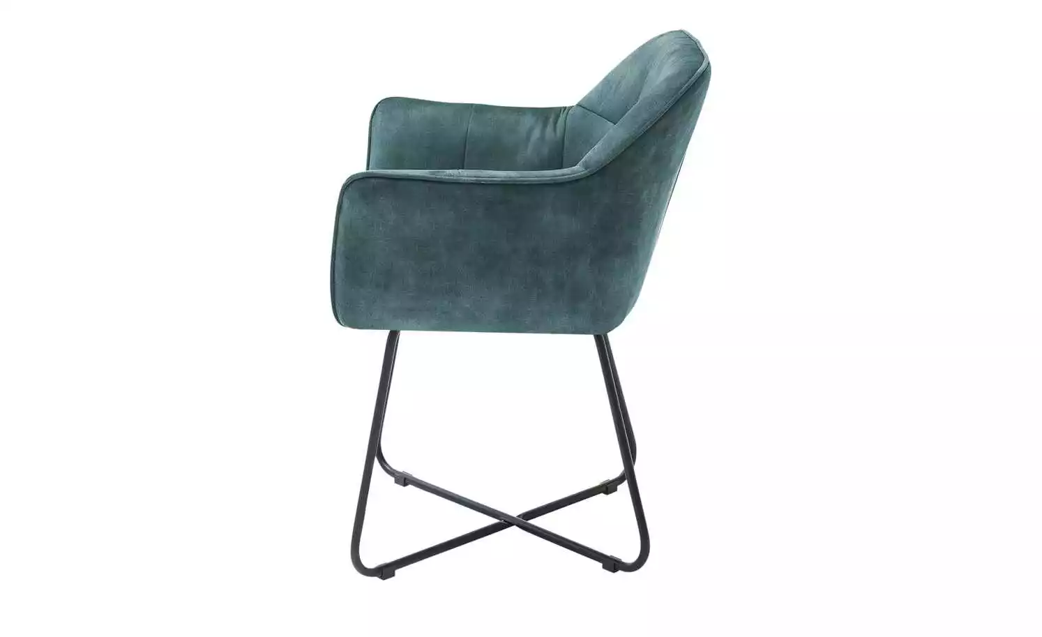 Polsterstuhl mit Armlehne Anna | Petrol 5 Polsterstuhl mit Armlehne Anna | Petrol – Bild 3