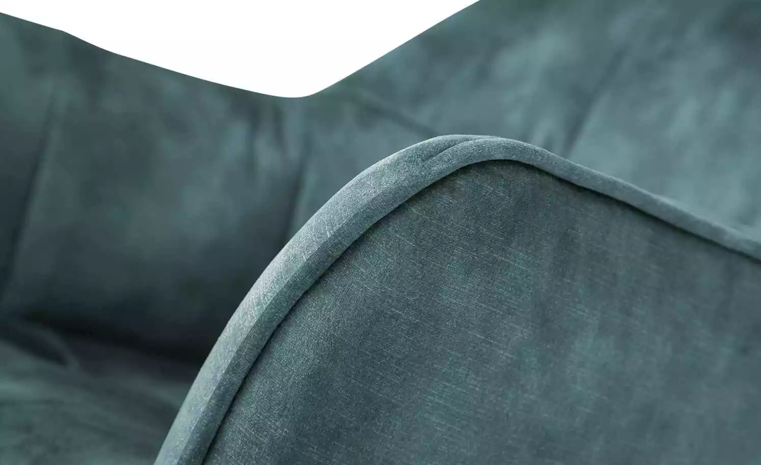 Polsterstuhl mit Armlehne Anna | Petrol 8 Polsterstuhl mit Armlehne Anna | Petrol – Bild 6