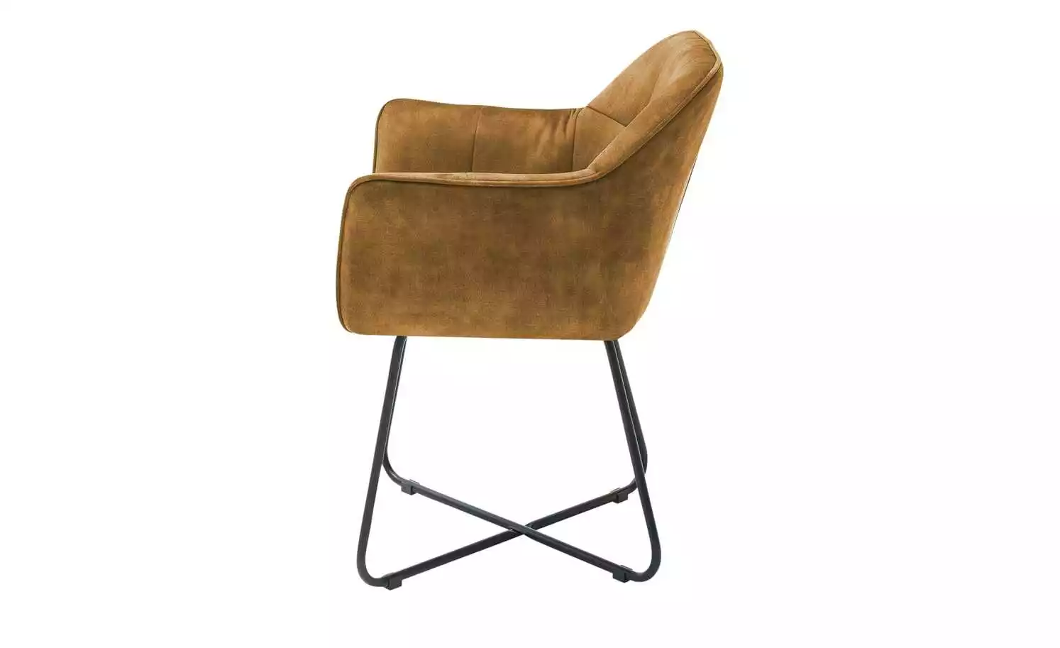 Polsterstuhl mit Armlehne Anna | Curry ( Gelb - Orange) 5 Polsterstuhl mit Armlehne Anna | Curry ( Gelb - Orange) – Bild 3