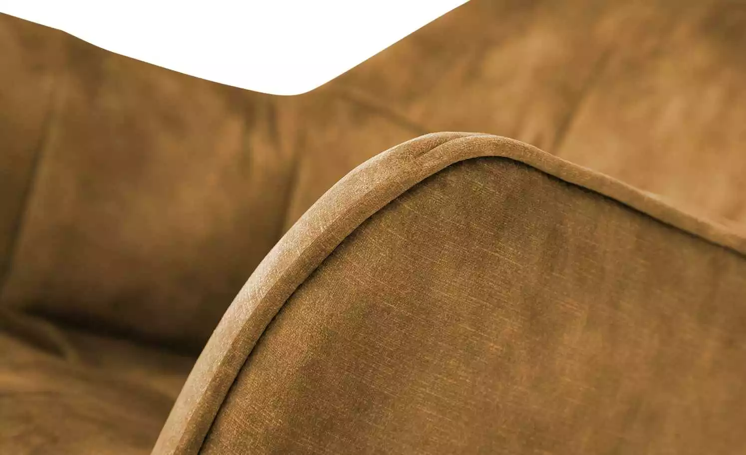 Polsterstuhl mit Armlehne Anna | Curry ( Gelb - Orange) 7 Polsterstuhl mit Armlehne Anna | Curry ( Gelb - Orange) – Bild 5