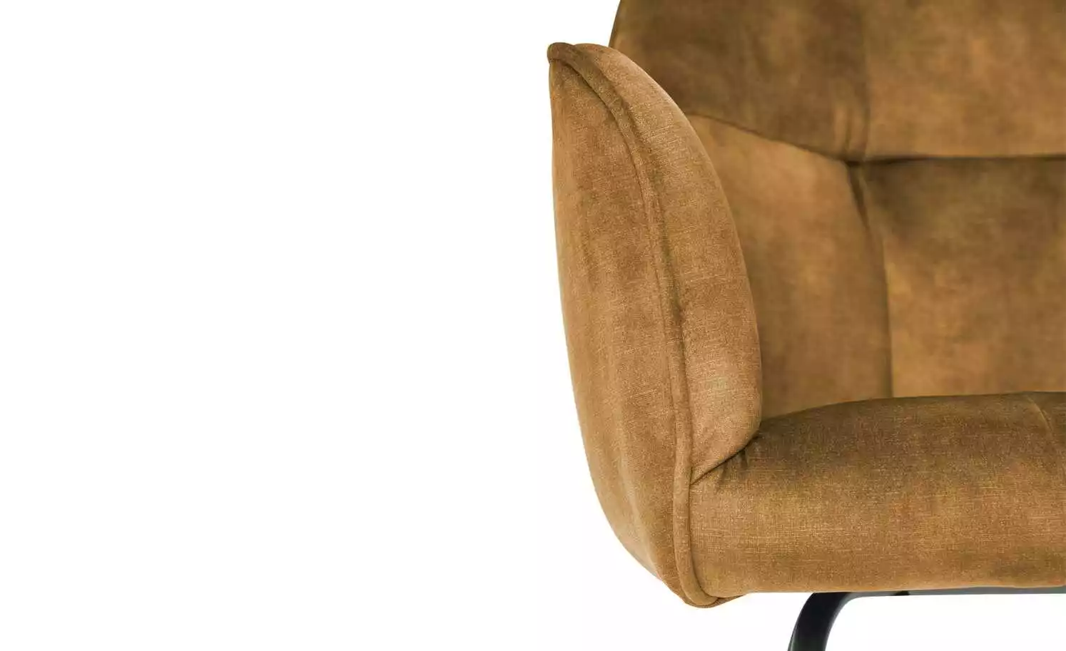 Polsterstuhl mit Armlehne Anna | Curry ( Gelb - Orange) 8 Polsterstuhl mit Armlehne Anna | Curry ( Gelb - Orange) – Bild 6