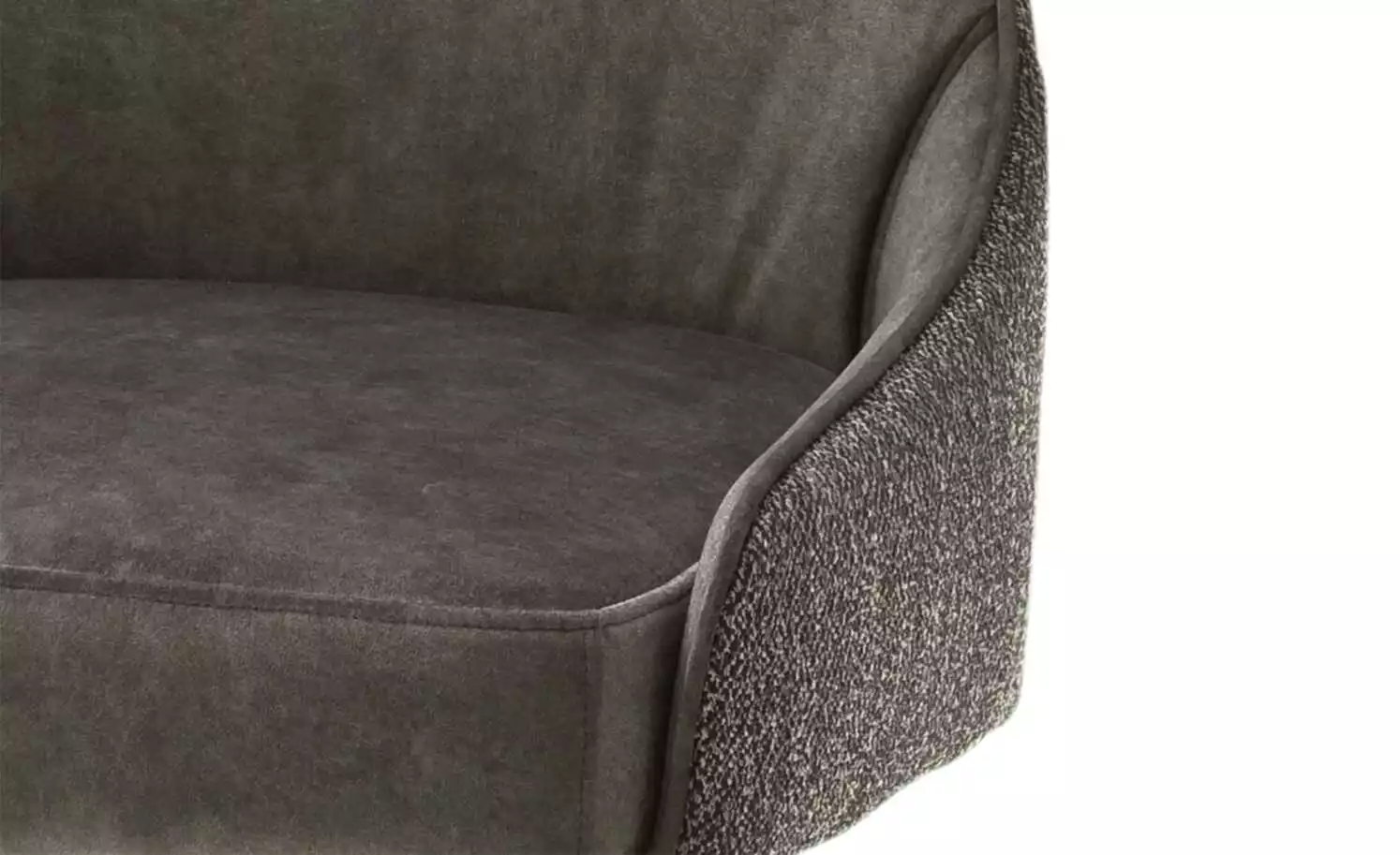 Polsterstuhl Effi | Cappuccino Nein Schräg Edelstahl 5 Polsterstuhl Effi | Cappuccino Nein Schräg Edelstahl – Bild 3