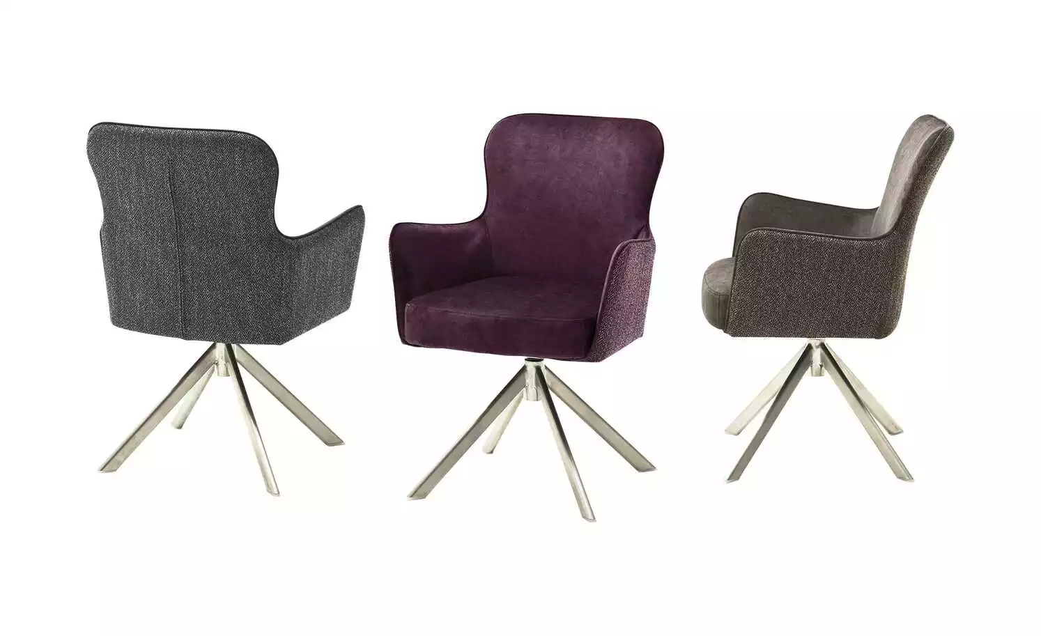 Polsterstuhl Effi | Cappuccino Ja Schräg Edelstahl 3 Polsterstuhl Effi | Cappuccino Ja Schräg Edelstahl