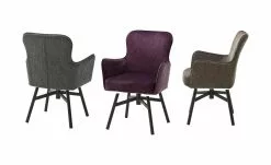 Polsterstuhl Effi | Anthrazit Ja Gerade Schwarz