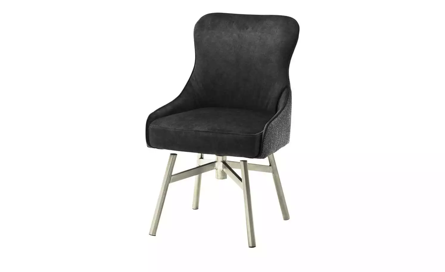 Polsterstuhl Effi | Anthrazit Nein Gerade Edelstahl 4 Polsterstuhl Effi | Anthrazit Nein Gerade Edelstahl – Bild 2
