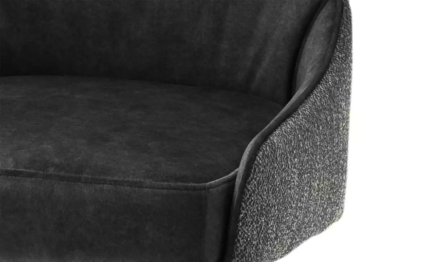 Polsterstuhl Effi | Anthrazit Nein Gerade Edelstahl 5 Polsterstuhl Effi | Anthrazit Nein Gerade Edelstahl – Bild 3