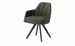 Woodford Polsterstuhl mit Armlehne Milan | Rain Forest (Grün) Schaumstoff