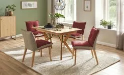 Woodford Polsterstuhl Sunna | Kombi Rosso (Rot / Beige)