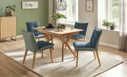 Woodford Polsterstuhl Sunna | Kombi Blue (Blau / Grau)