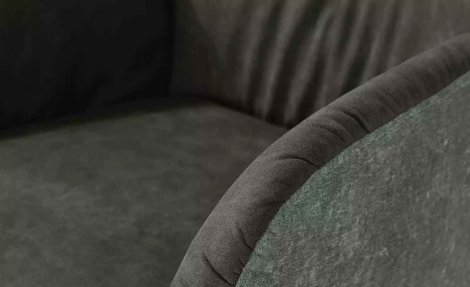 uno Polster-Armlehnstuhl Sevan | Innen: Dunkelgrau / Außen: Hellgrau 4-Fuß, drehbar 6 uno Polster-Armlehnstuhl Sevan | Innen: Dunkelgrau / Außen: Hellgrau 4-Fuß, drehbar – Bild 4