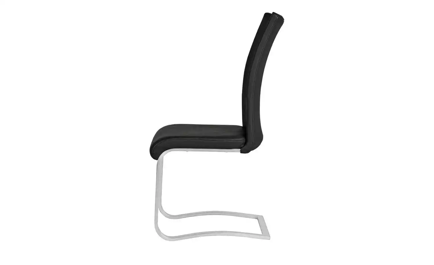 uno Freischwinger Letitia | Schwarz Kunstleder 4 uno Freischwinger Letitia | Schwarz Kunstleder – Bild 2