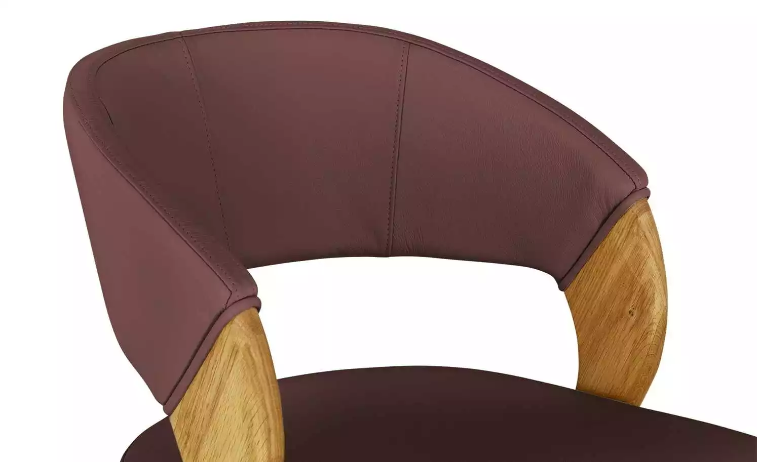 Woodford Leder-Polsterstuhl Marion | Bordeauxrot 9 Woodford Leder-Polsterstuhl Marion | Bordeauxrot – Bild 7