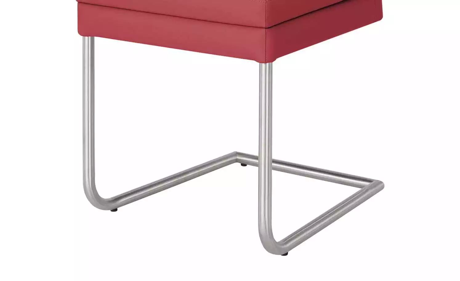 Woodford Kunstleder-Freischwinger mit Griff Levi | Cherry (Rot) 8 Woodford Kunstleder-Freischwinger mit Griff Levi | Cherry (Rot) – Bild 6